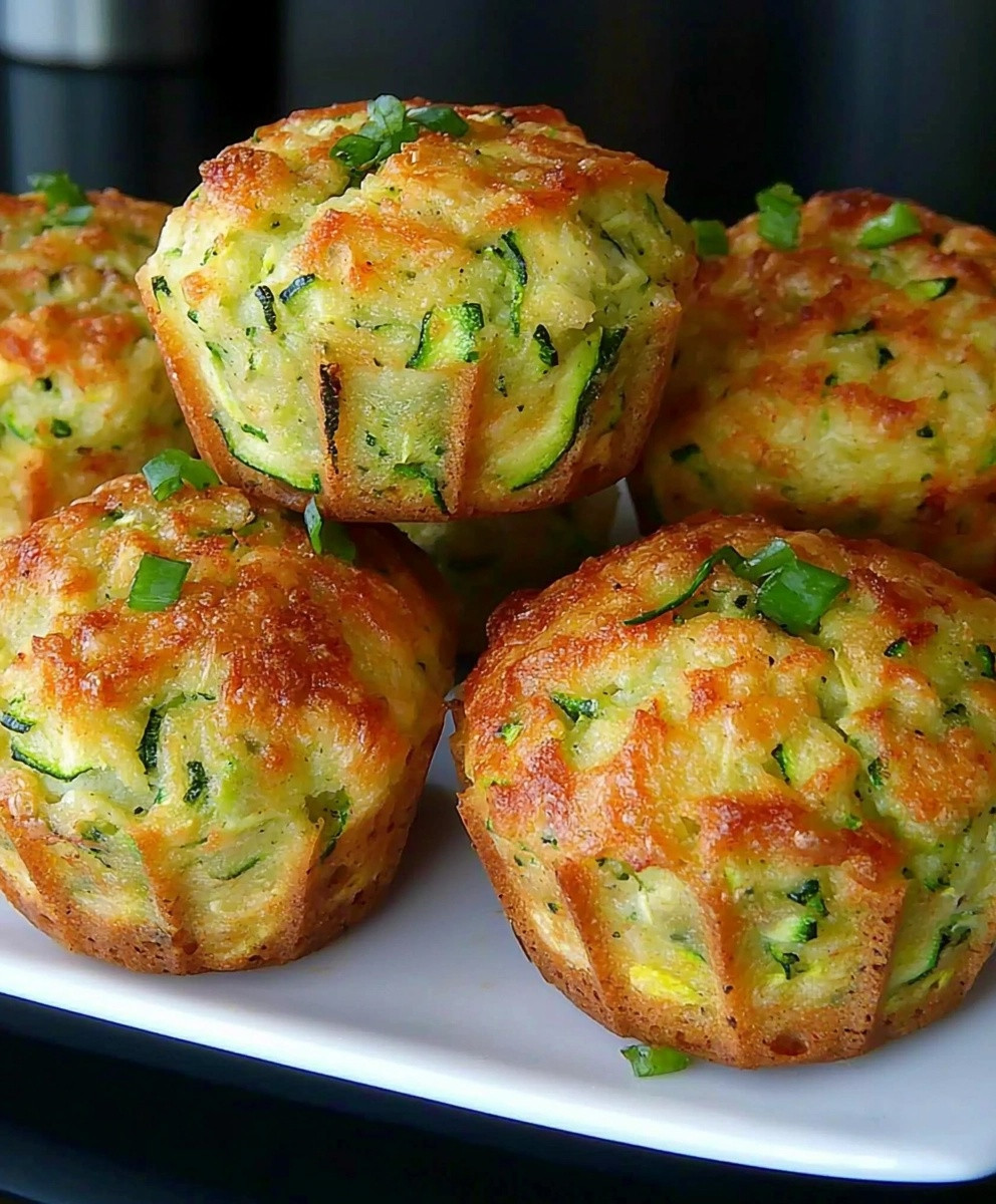 Muffin salé courgettes