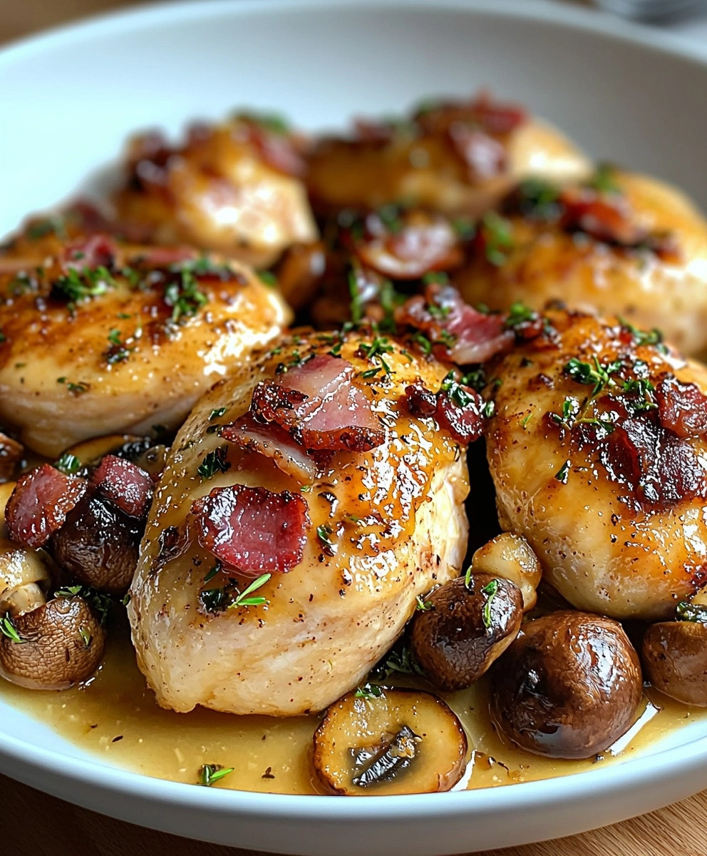 Émincés de poulet moutarde