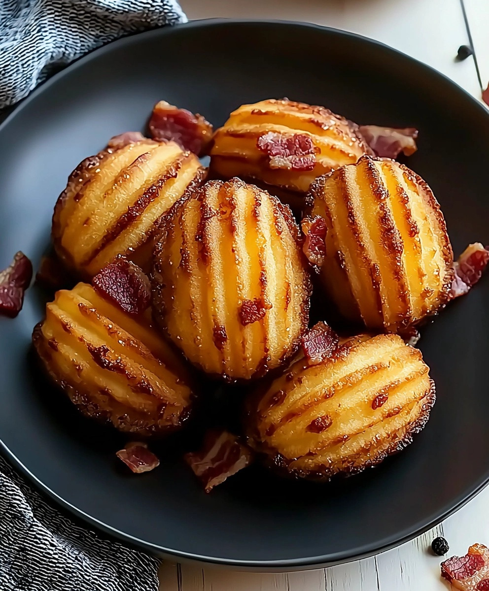 Madeleines Maroilles Lardons