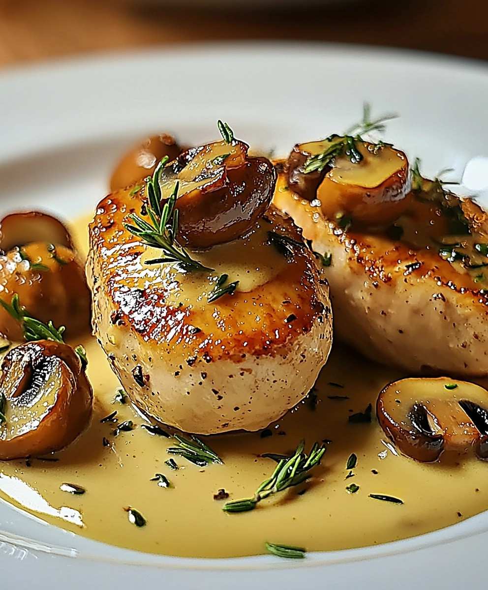 Pintade girolles