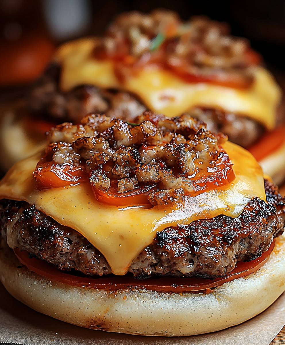 Burgers pizza