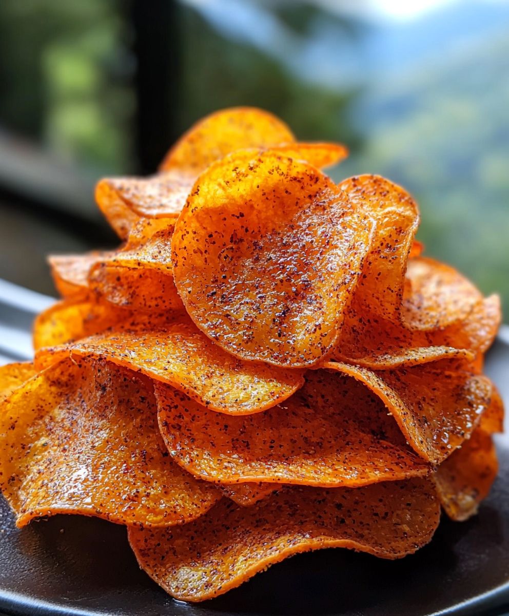 Chips de carottes au cumin