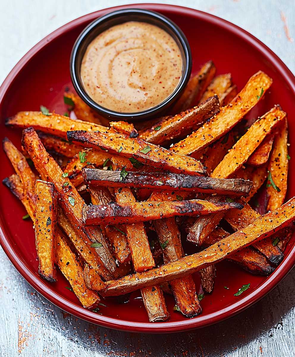 Frites patates douces