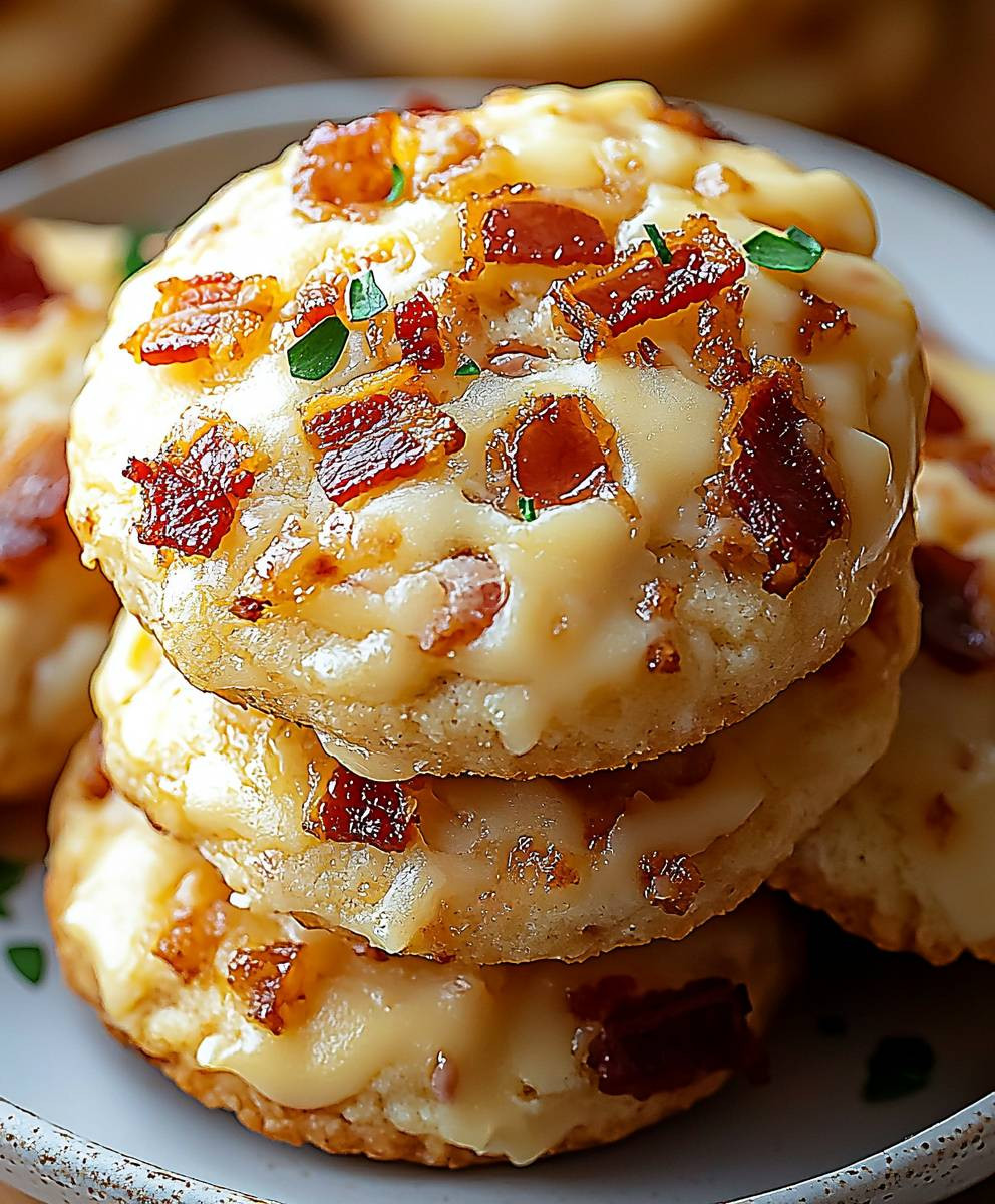 Cookies salés lardons reblochon