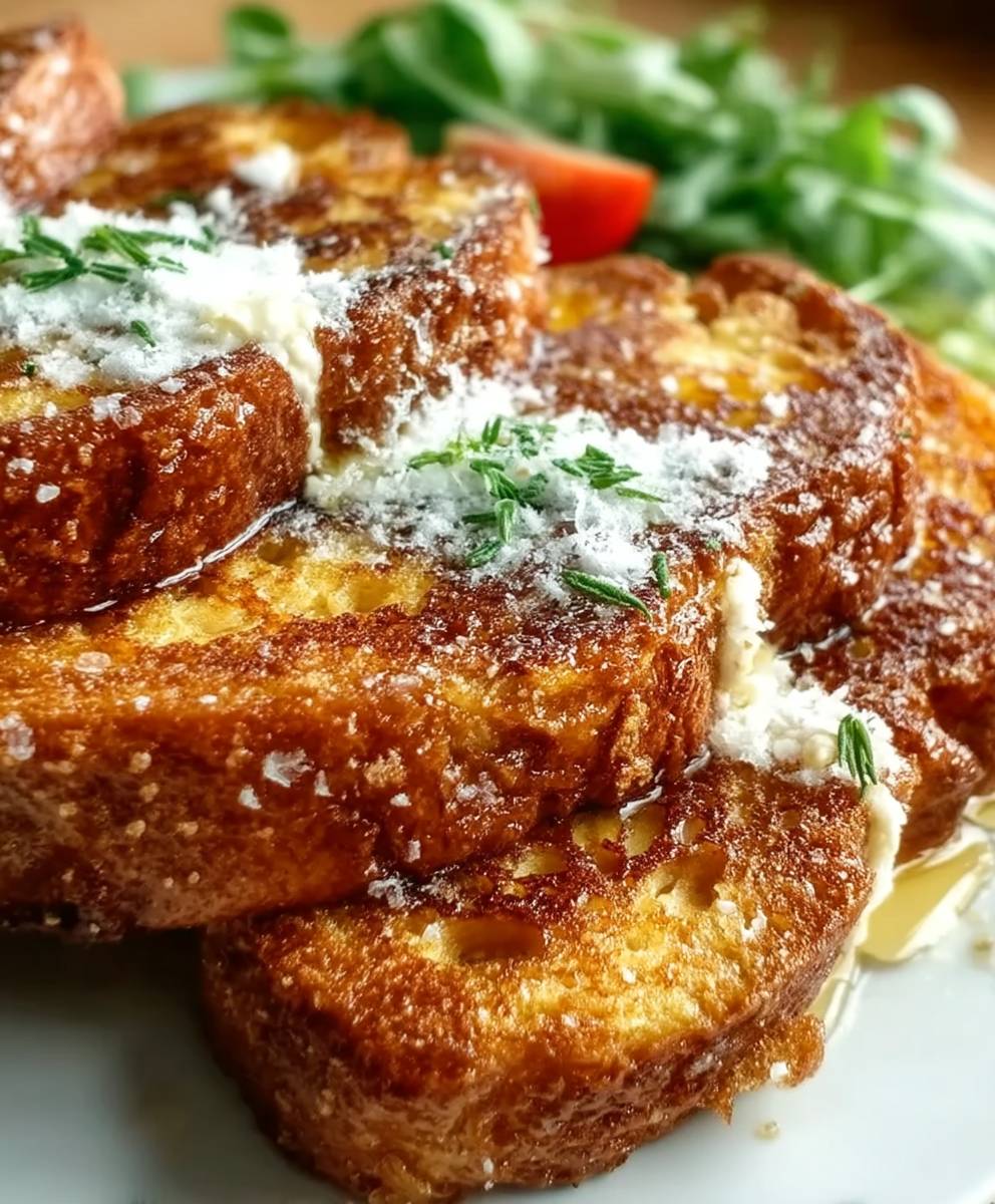 Pain perdu salé facile