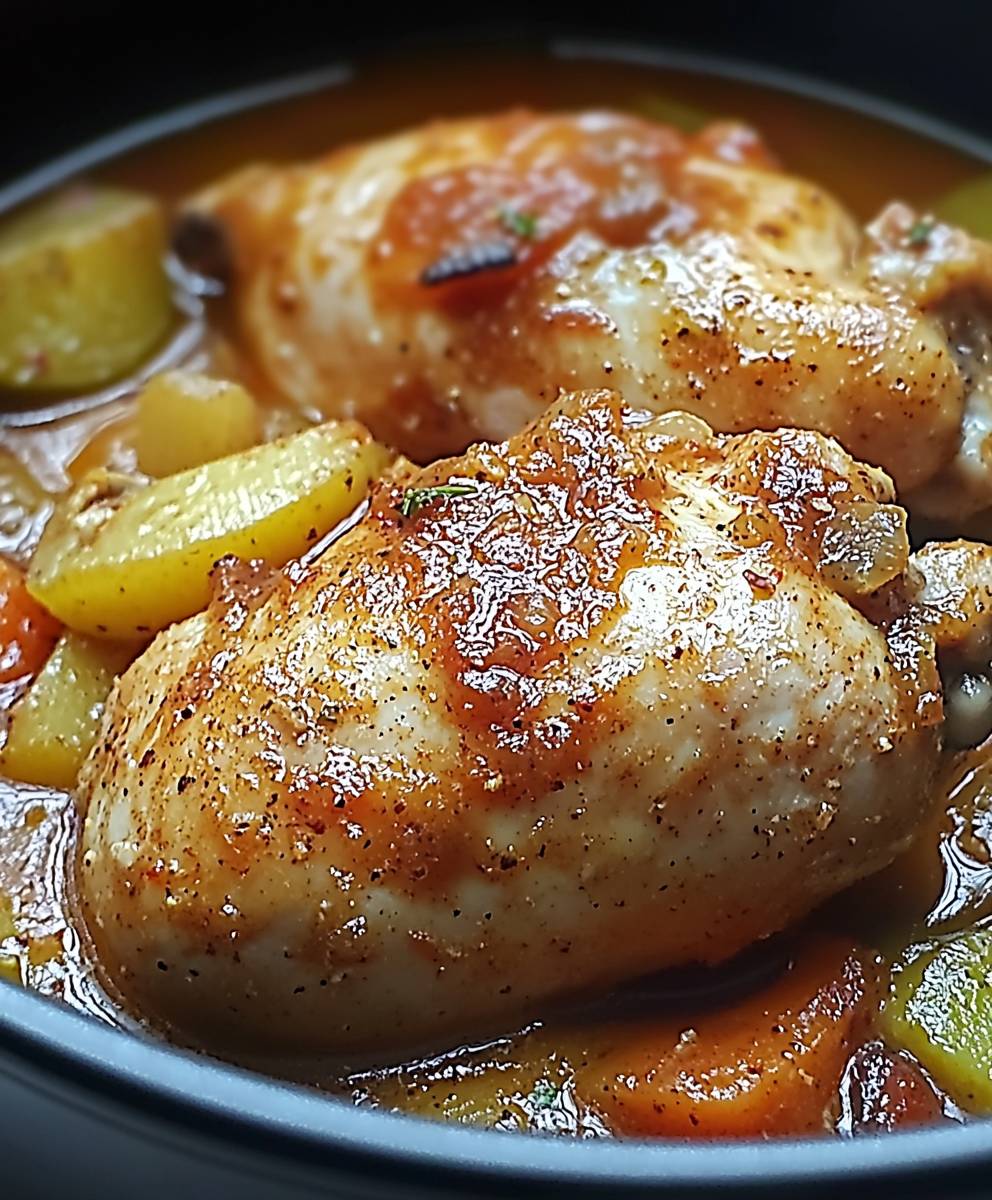 Sauce claire poulet saine