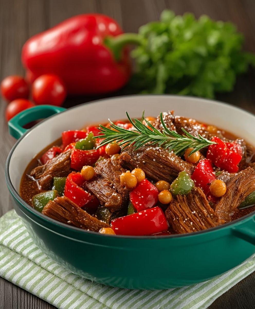 Agneau au poivron
