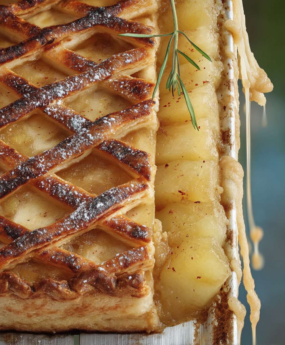 Garniture aux pommes trottoir