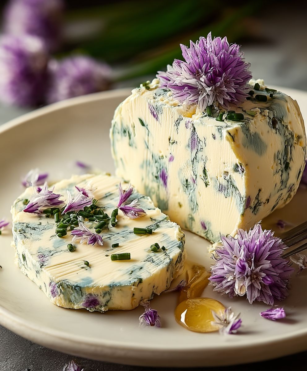 Beurre aux fleurs de ciboulette
