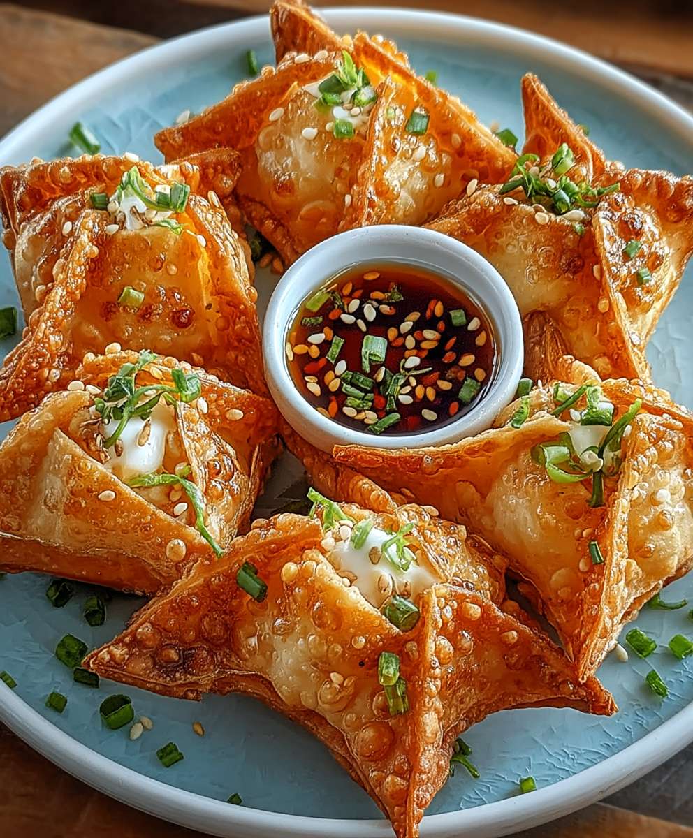 Rangoon de crabe végétalien