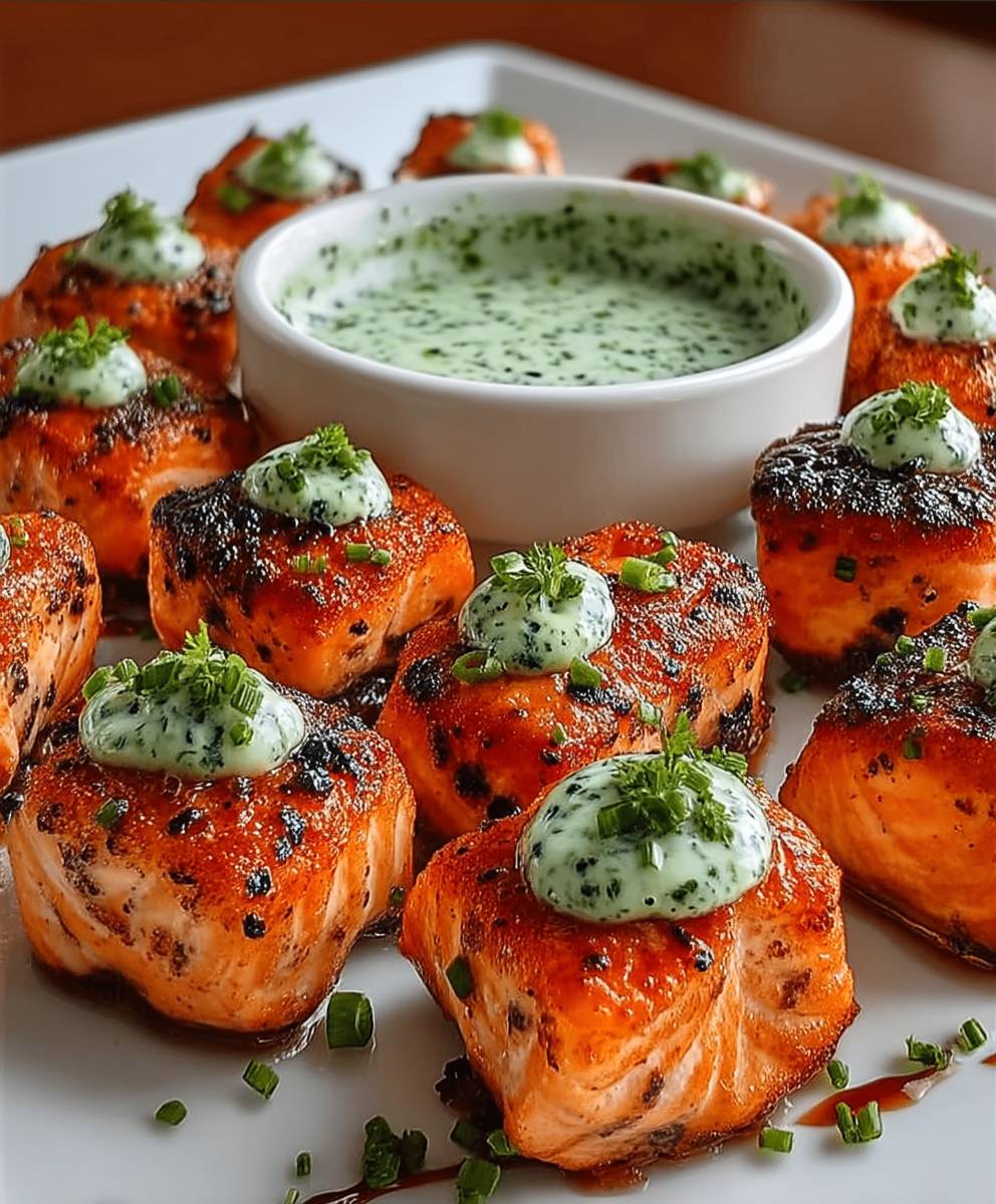 Bouchées saumon croustillantes sauce