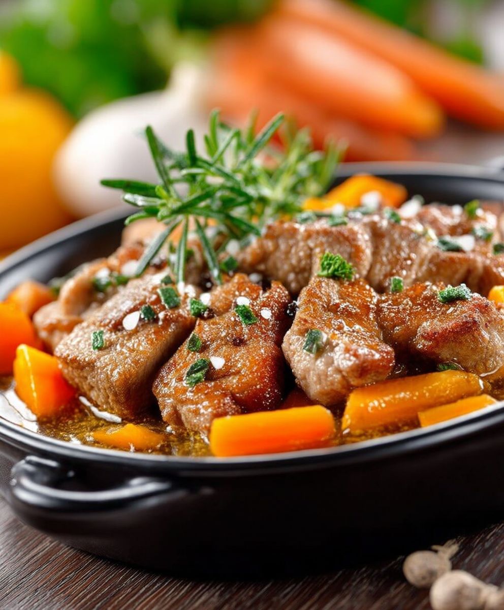 Veau carottes miel