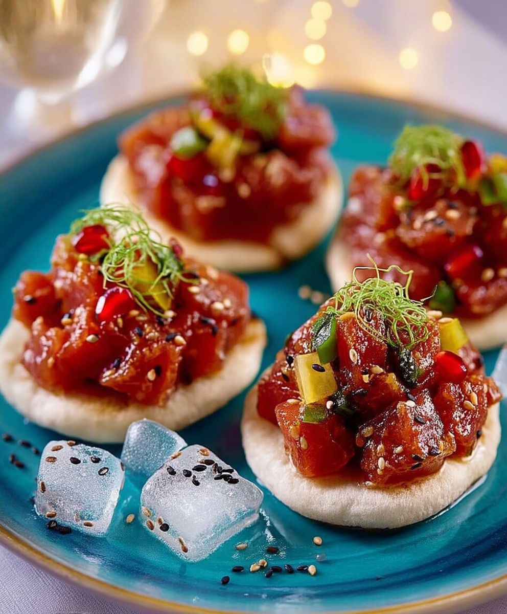 Tartare de thon exotique