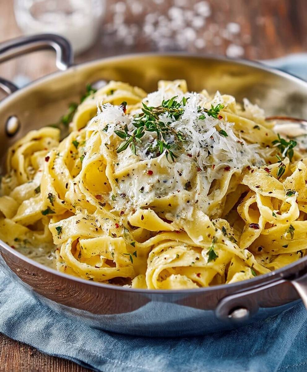Pâtes au parmesan