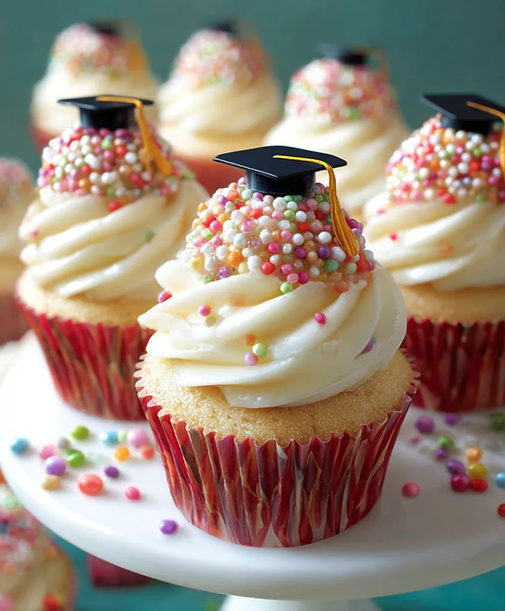 Cupcakes Funfetti Diplôme : Joyeuse Célébration Gourmande