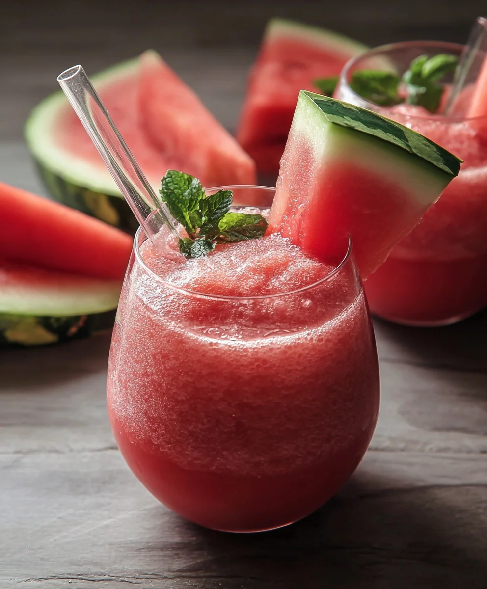 Smoothie Rafraîchissant Pastèque Coco