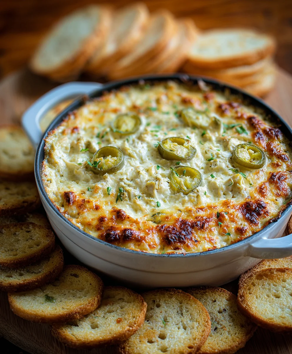 Trempette Chaude Artichaut Jalapeño