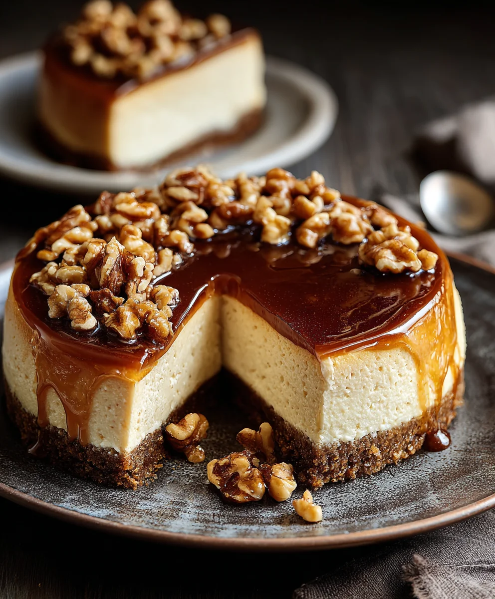 Cheesecake Érable Noix