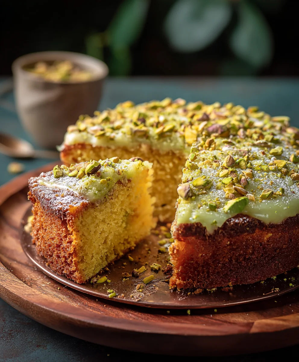 Gâteau Ananas Pistache