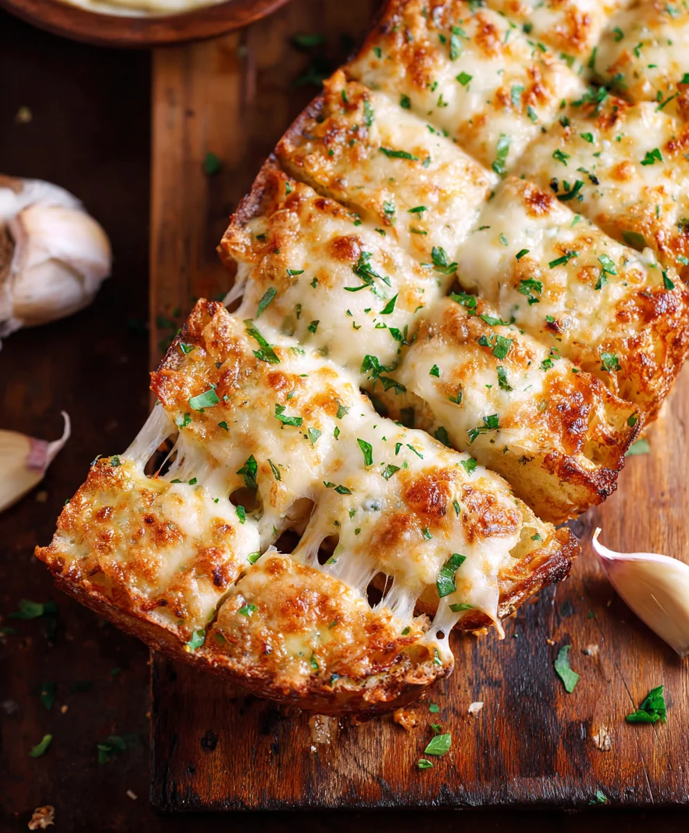 Meilleur Pain à l'ail Gratiné au Fromage – Recette Facile