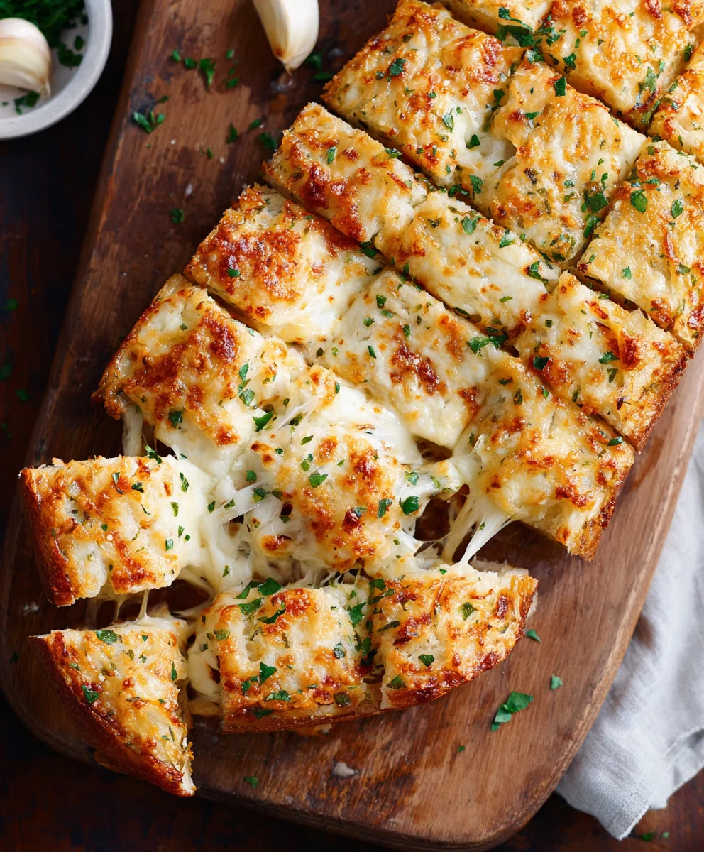 Pain à l'Ail Gratiné au Fromage : La Meilleure Recette Maison