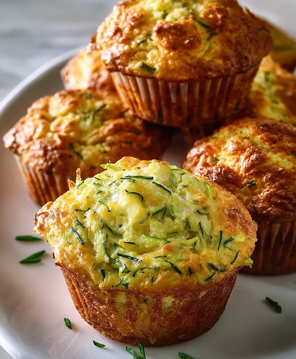 Muffins Courgette Cheddar Irrésistibles pour le Brunch