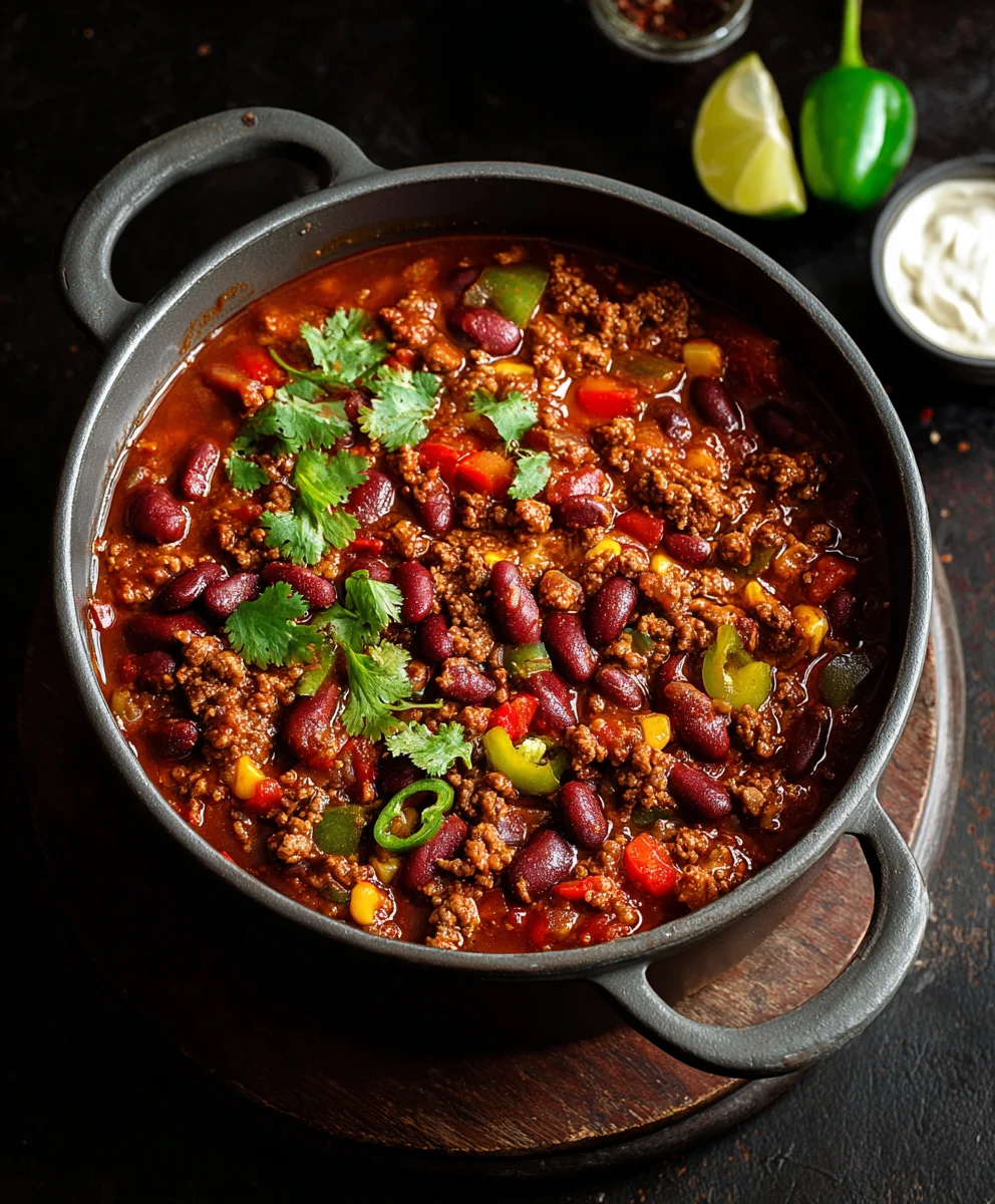 Chili One Pot aux Haricots