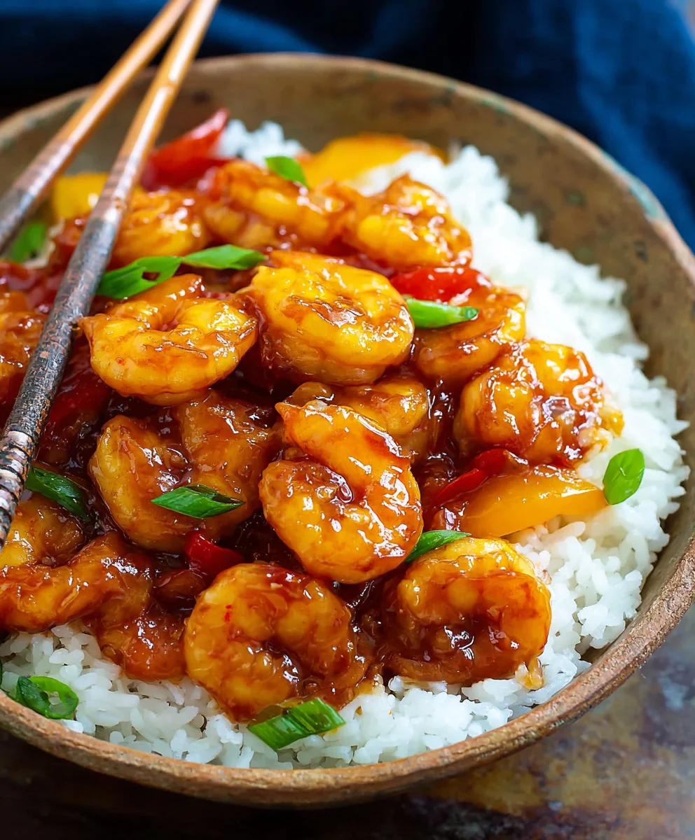 Crevettes Aigres-Douces Asiatiques Irrésistibles