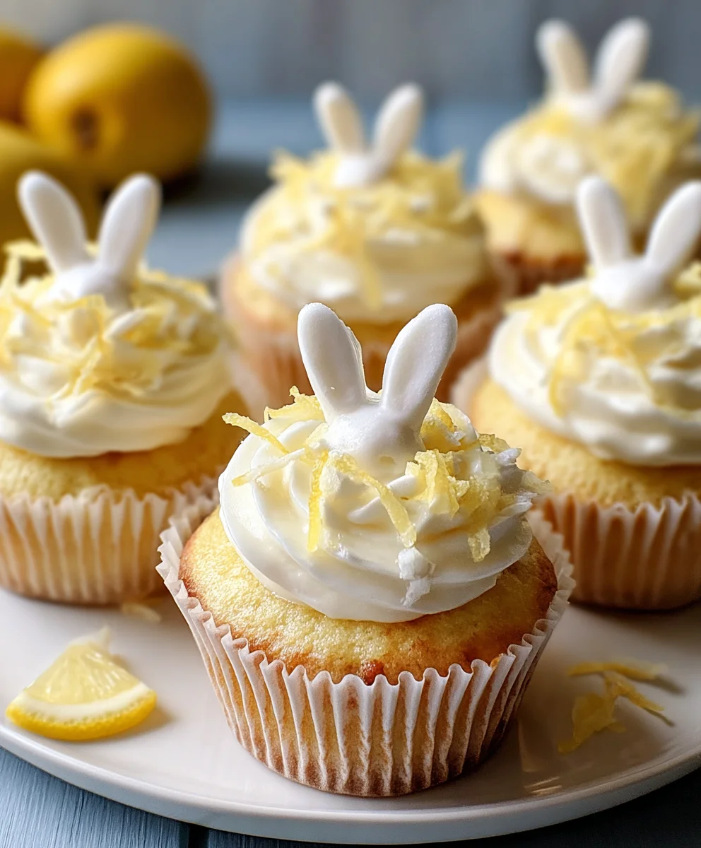 Cupcakes Lapin au Citron Gourmands