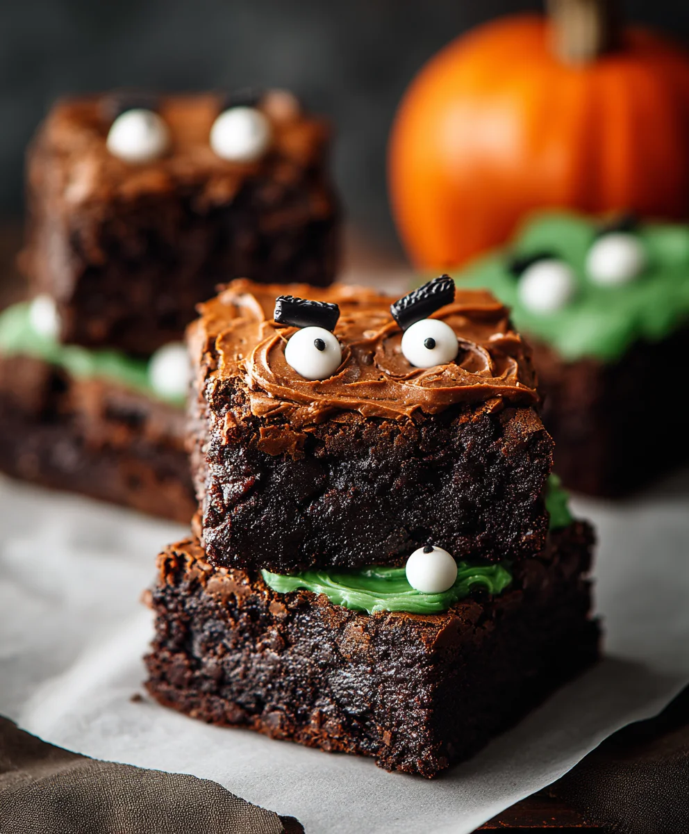 Brownies Halloween : Recettes Incontournables