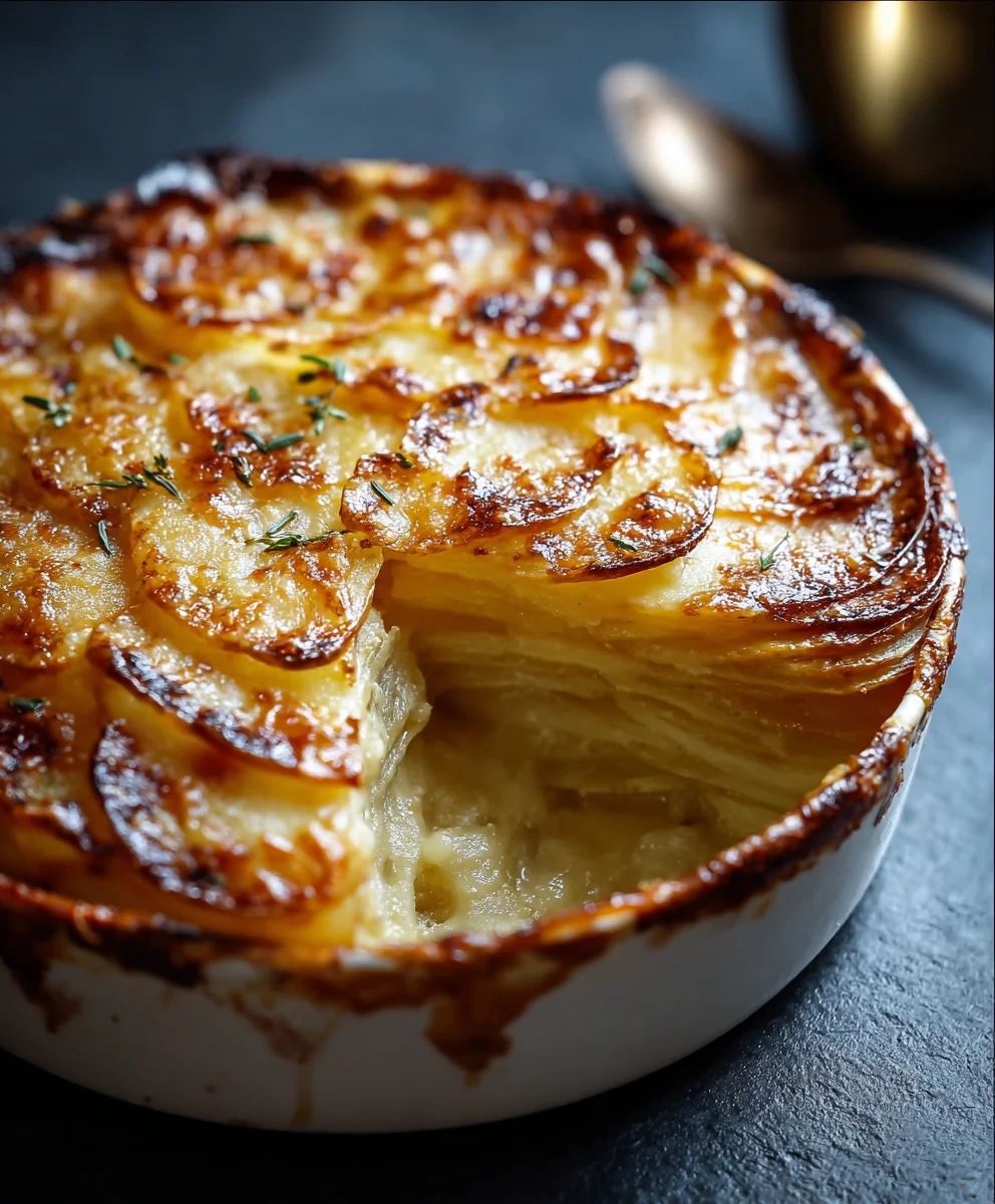 Gratin Pomme de Terre Croustillant et Fondant : Recette Facile
