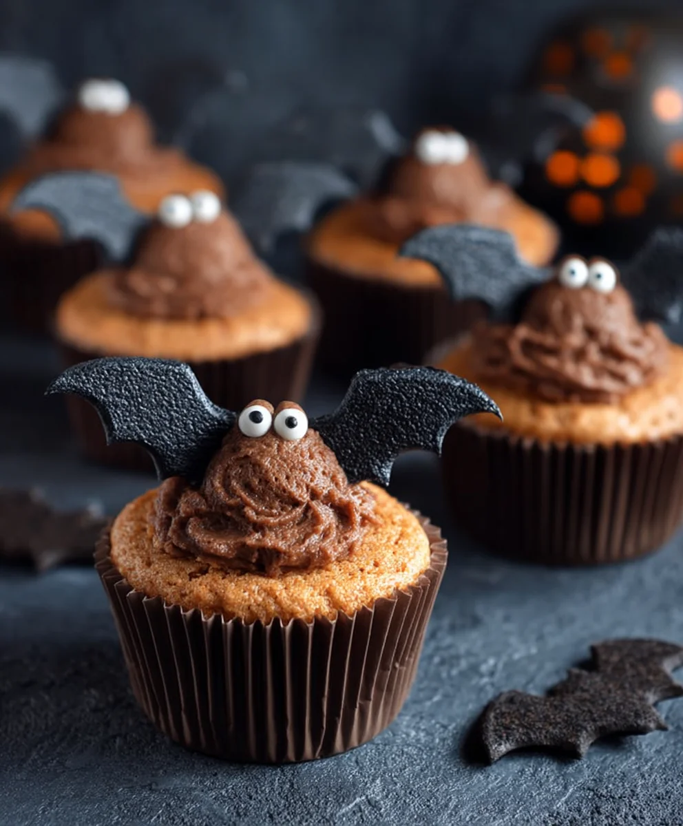 Recette Muffin Halloween Pipistrello Facile et Gourmande