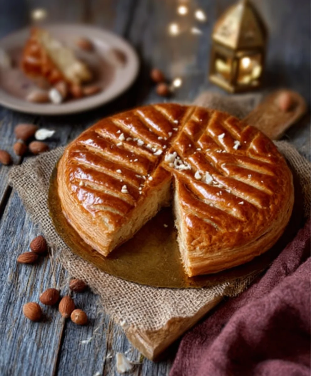 Gnon-non-non-non-non-alcoholic alternativeic Non-Alcoholic Alette des Rois Hazelnut Crown Cake